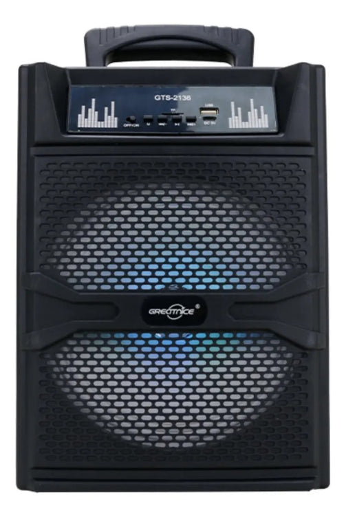 KTS GTS-2136 Portable Wireless Bluetooth Speaker 8 Inch | Rechargeable Karaoke