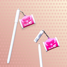 1Pc Cute Purse Gel Pen Ballpoint Novelty Purse Toy Pens Writing Stationery kids gift School