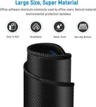 Keyboard Shortcut Mouse Pad, Office/Excel/Word/PPT Shortcuts Cheat Sheet Mat, Quick Key Super Large Anti-Slip Keyboard Pad wit Clear Shortcut Key