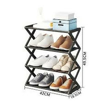 Household Simple Multi 3layer Space saving Xshaped Shoe Rack Multi functional Assembly Shoe Cabinet Dust proof Storage Rack