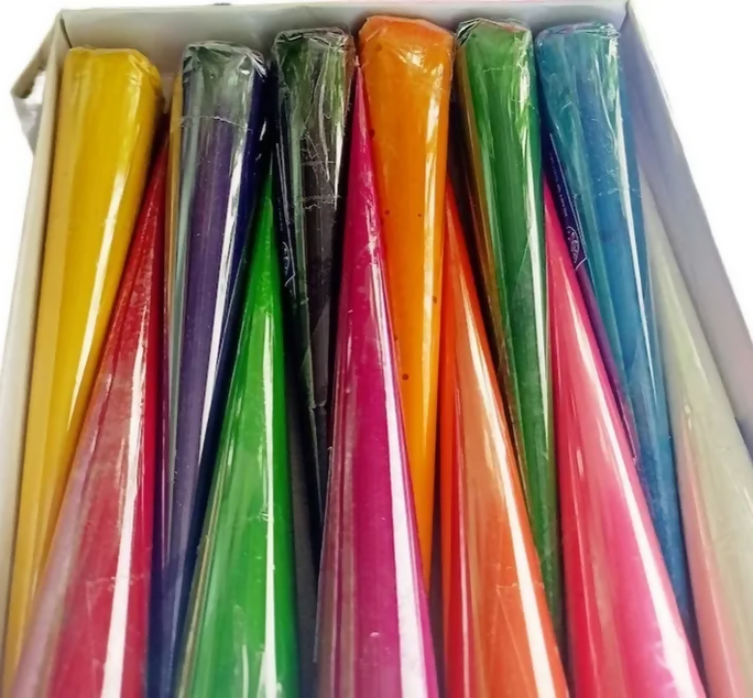 Multicolor Ceramic Cones for Lippan Art & Crafts