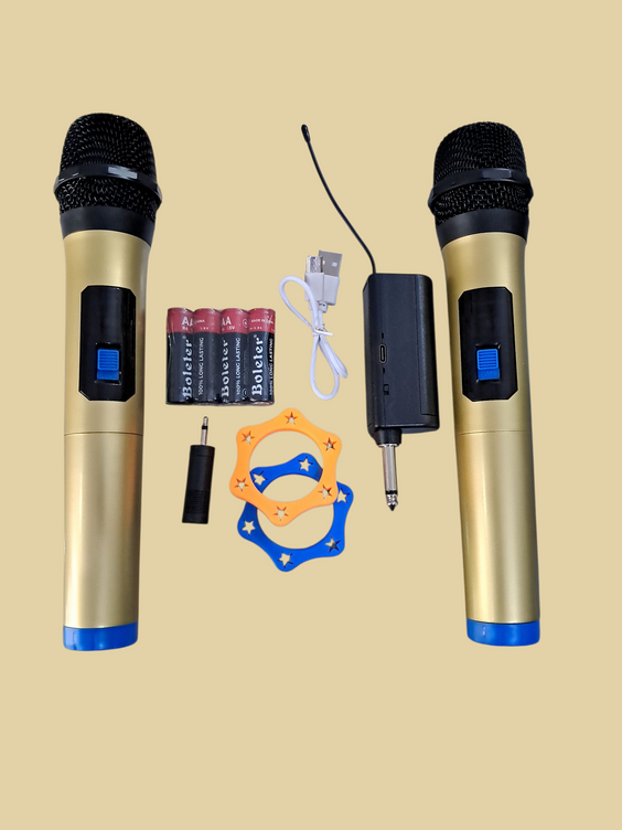 LT-125 2x Universal Wireless Microphone Professional Handheld Mic System +