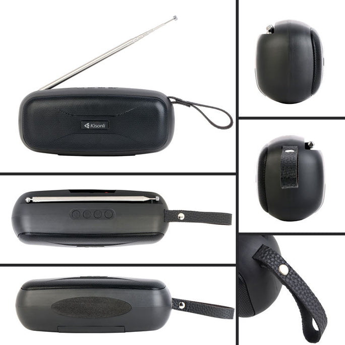 Kisonli VS-21 Bluetooth Karaoke Speaker Portable Long Antenna For Home Theatre
