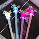 01 PC Unicorn GEL Pen Shape LED Light for Kids and office Cute Unicorn Pen For Girls Gift School Office Supplies-Public Mall
