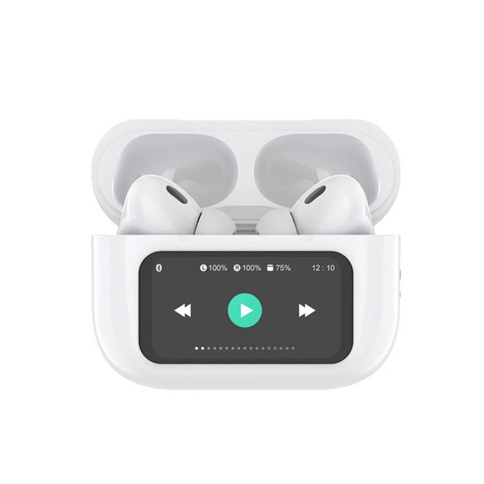 LED Touch Screen Display TWS Earbuds | ANC ENC Dual Noise Cancellation