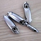 1PC Creative Unique Folding Ballpoint Pen 1.0mm Black Gel Pen Writing Tools School Student Stationary Office Supplies