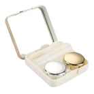 Contact Lens Case High Quality Travel Kit Square Travel Portable Solid Color Lens Cover Container Beauty Pupil Storage Soaking Box Eyewear Accessories