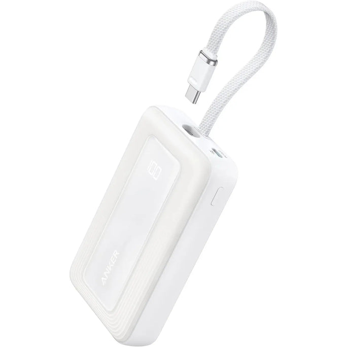 Anker Zolo Power Bank 10000mAh 30w Built-In USB-C Cable