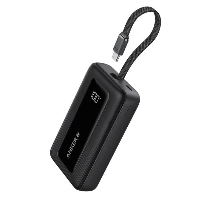 Anker Zolo Power Bank 10000mAh 30w Built-In USB-C Cable