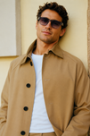 Shadow Violet Rivet Sunglasses
