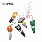 1 Pc Wood Mini Ballpoint Pen Animal Portable Ballpen Novelty Wedding Gift Caneta Stationary Office Material School Supplies