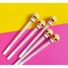 01 Pc Rolling Fancy Gel Pen with Moveable Space Ship Burgers for Boys Girls Stationery Creative Ballpoint Gel Pens Quality Pen Writing Pen