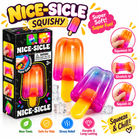 Ice Cream Popsicle Blind Box Squishy Toy – Mystery Squishy Cube, Sensory Squeeze Fidget Toy, Stress Relief Toy for Kids & Adults