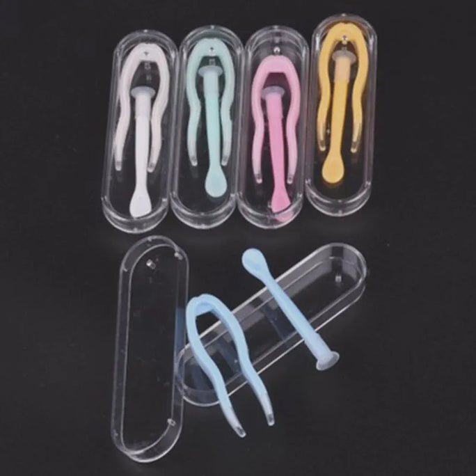 1 Set Contact Lens Inserter Wearing Tool Contact Lenses Tweezers Suction Stick Travel Kit for Eye Care Contact Lens Accessories