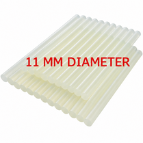 Pack of 04/06 Sticks 11mm , 7 inch / 17.78 cm Long HOT MELT (High Quality ) Transparent Glue Sticks (Taiwan Origin ) for Glue Gun Hot Melt Glue Stick For Electric Glue Gun Craft Album Repair Tool
