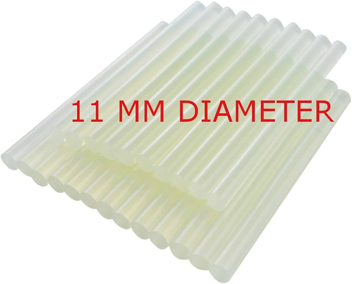 Pack of 04/06 Sticks 11mm , 7 inch / 17.78 cm Long HOT MELT (High Quality ) Transparent Glue Sticks (Taiwan Origin ) for Glue Gun Hot Melt Glue Stick For Electric Glue Gun Craft Album Repair Tool