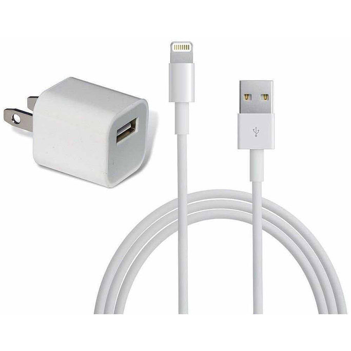 5W USB Wall Charger with Lightning Charging Cable | Fast Charging | Data Sync