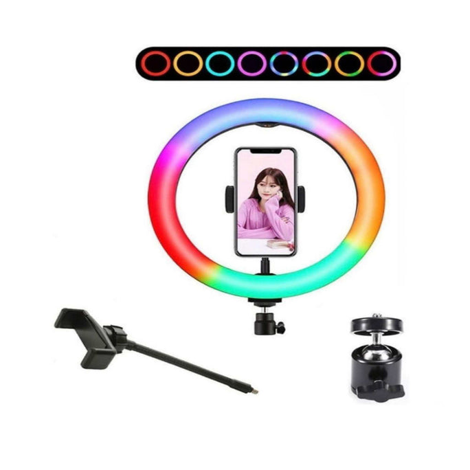 Dark Edge RD 33 13 Inch RGB LED Ring Light Soft Flash Lighting for Camera