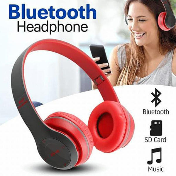P47 Wireless Gaming Headphones Bluetooth Headset Foldable Headband With Calling