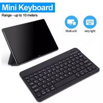Rechargeable Bluetooth Keyboard with Cell Powered Mouse Combo Wireless Slim