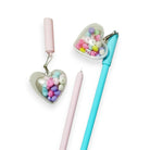 01 Pc Cute Heart Beads Gel Pen Stationery Office School Supplies Creative Basket Lovely Cartoon Pen