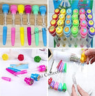 01 Pc Multifunction 4-in-1 Light, Bubble, Stamp, Ballpoint Feature Pen for Kids Children Party Birthday Gift