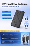 2.5 Inch External Hard Drive Enclosure USB 3.0 3.1 Type C | SATA III SSD HDD