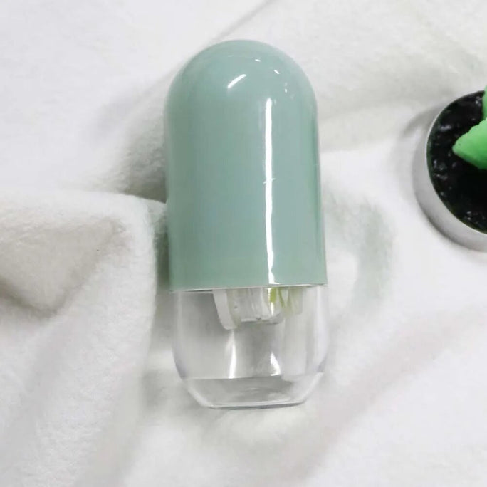 Mini Contact Lens Case Travel Kit Pill Shape Contacts Lens Container Easy Carry With Tweezer Suction Stick Lenses Box Container