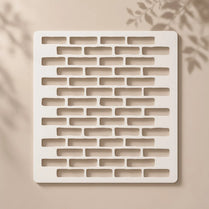 Casvena Brick Wall Pattern Reusable Stencil for Wall & Canvas Painting