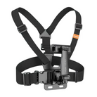 PLOKAMA CX10 Action Camera & Phone Chest Mount | 360° Adjustable Harness for