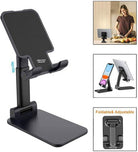 T1 Foldable Desktop Phone Stand Adjustable Tablet Holder Portable Mobile Mount