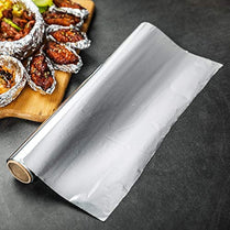 ALUMINIUM FOIL ROLL SHEET – 3.5 METERS LONG, SUITABLE FOR KITCHEN USE, FOOD WRAPPING, AND COOKING. HEAT-RESISTANT ALUMINIUM FOIL IDEAL FOR STORING, COVERING, AND PRESERVING FOOD.
