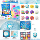 01 Pc Luxury Kids & Women Bath Bomb Gift Box | Handmade Aromatherapy Bubble Bath Fizzers with Surprise Animal Toys
