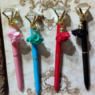 01 Pc Diamond Flower Metal Ballpoint pen 1Pcs Crystal Ballpoint Pens Metal Big Diamond Pen Creativity School Stationery 1.0mm Rotating Writing Tool Advertising Office Cute Rotary Ball pens Business pen office School writing supplies