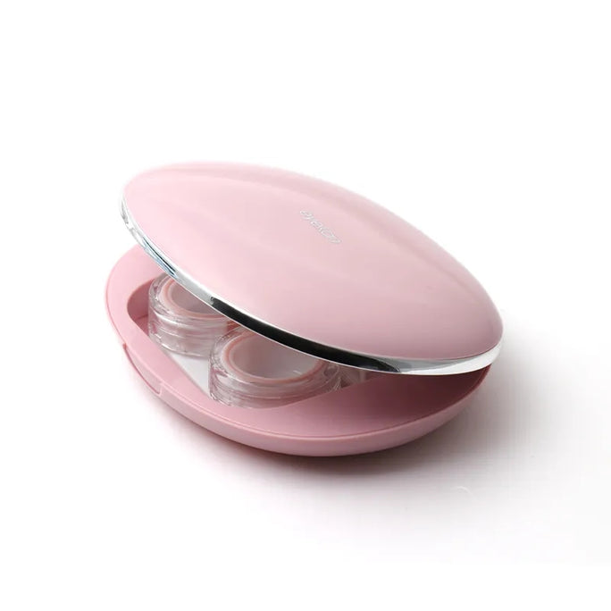 Contact Lens Case Travel Kit Travel Portable Solid Color Lens Cover Container Beauty Pupil Storage Soaking Box Eyewear Accessories