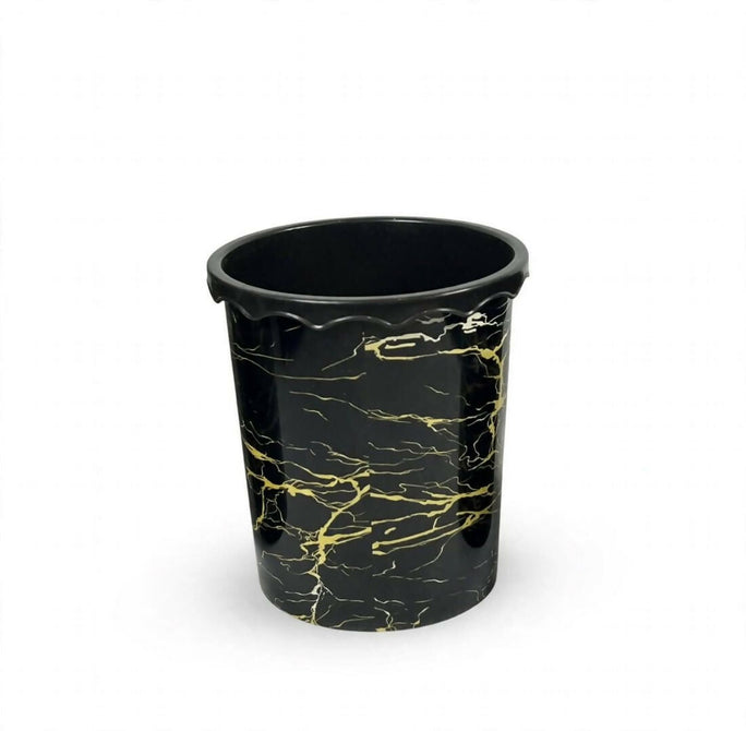 Prince Ware Dustbin Marble Medium - 8 Liters - (Pack of 2)
