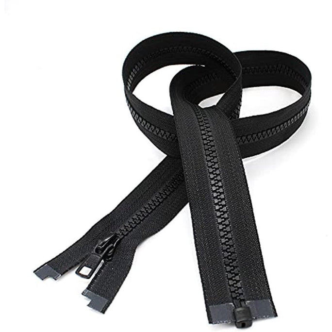 50 Pcs Zipper Cut-to-Size Imported Zipper for Sewing Nylon Zippers Cut Sizes Auto Lock Slider Single Puller Open-end Auto Lock Long Zips for Jacket Outdoor Backpack Accessories for DIY Sewing Craft Bags Dress Pillow