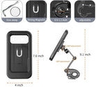 Universal Cycling Phone Mount | Weather Resistant Handlebar Case For Bicycles