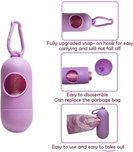 01 Dispenser + 05 Rolls Disopsable Baby Diapers Bag Box Kit Portable Baby Diapers Platics Bags Pet Waste Bag Box Kit Portable Baby Diapers Platics Bags Rubbish Bags Garbage Bag Removable Box Nappy Bag with Rope/hooks