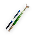 01 Pc Mermaid Design Fountain Pen With 02 Cartridges Set Medium Point Nib Fountain Pen for School Office Stationery Set Birthday Return Gift