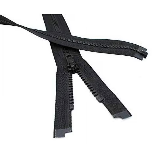 Pack of 10 Zips Cut Size Zipper for Sewing Nylon Zippers Cut Sizes Auto Lock Slider Single Puller Open-end Auto Lock Long Zips for Jacket Outdoor Backpack Accessories for DIY Sewing Craft Bags Dress Pillow