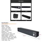 Kisonli LED-909 Wireless Speaker - Bluetooth Speaker + FM Radio + Lighting -