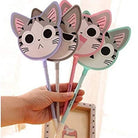1 Pc Cute Cat Fan Ball Pen Creative Cartoon Student Ballpoint Pen Prizes for Kids School Office Suppiles Stationery