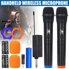 LT-125 2x Universal Wireless Microphone Professional Handheld Mic System +