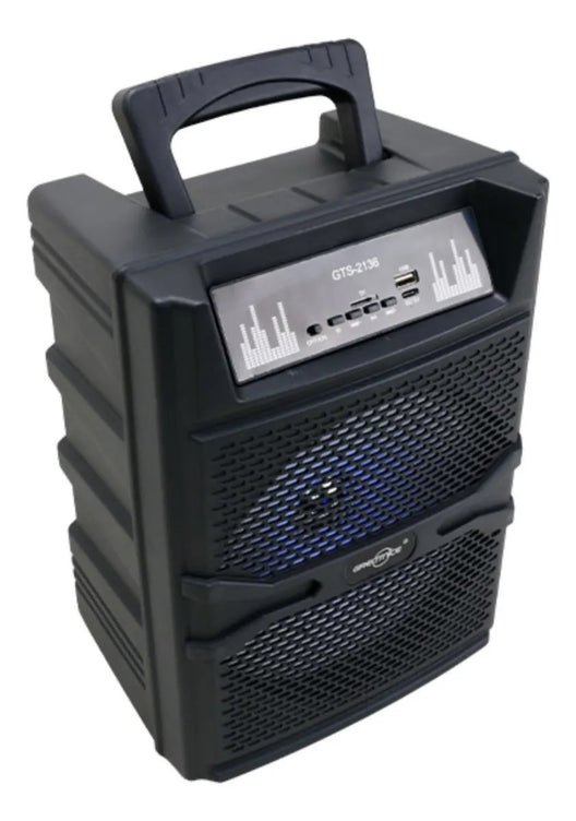 KTS GTS-2136 Portable Wireless Bluetooth Speaker 8 Inch | Rechargeable Karaoke