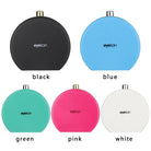 Contact Lens Case Perfume Bottle Shape Travel Kit Portable Solid Color Lens Cover Container Beauty Pupil Storage Soaking Box Eyewear Accessories