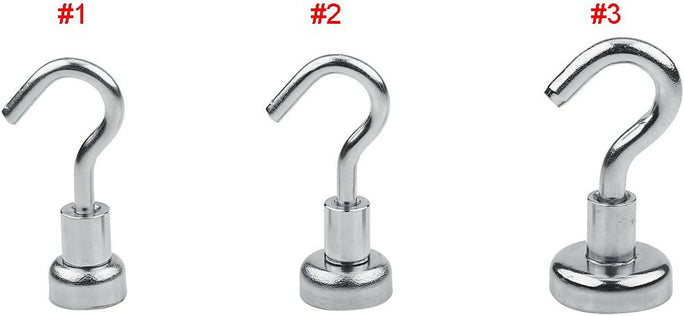 PACK OF 2 Medium Magnetic Hooks