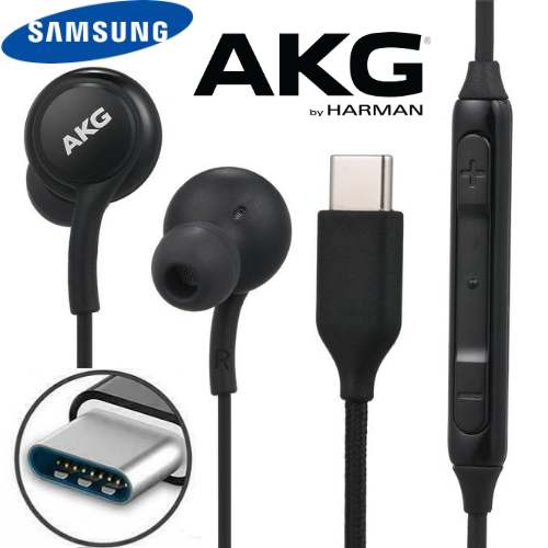 Samsung AKG Type-C Earphones | Wired In-Ear Stereo Headphones with Mic Volume