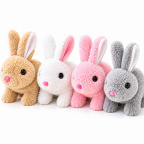 Cute Plush Bunny Soft Toy – Fluffy Rabbit Stuffed Toy