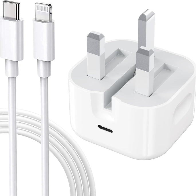 20W PD USB C Fast Charger | USB C to Lightning Charging Cable | Fast Charging